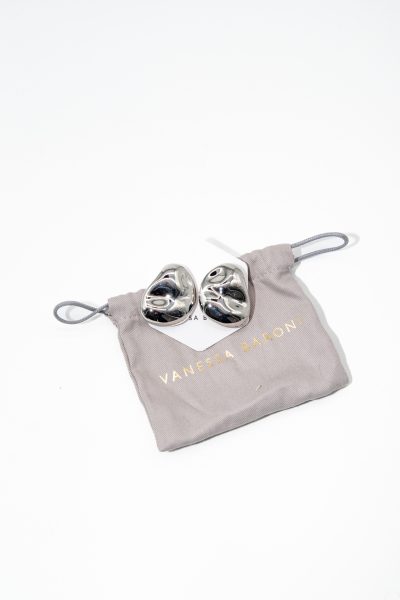 Vanessa Baroni "Big Nugget" Ohrringe in Silber