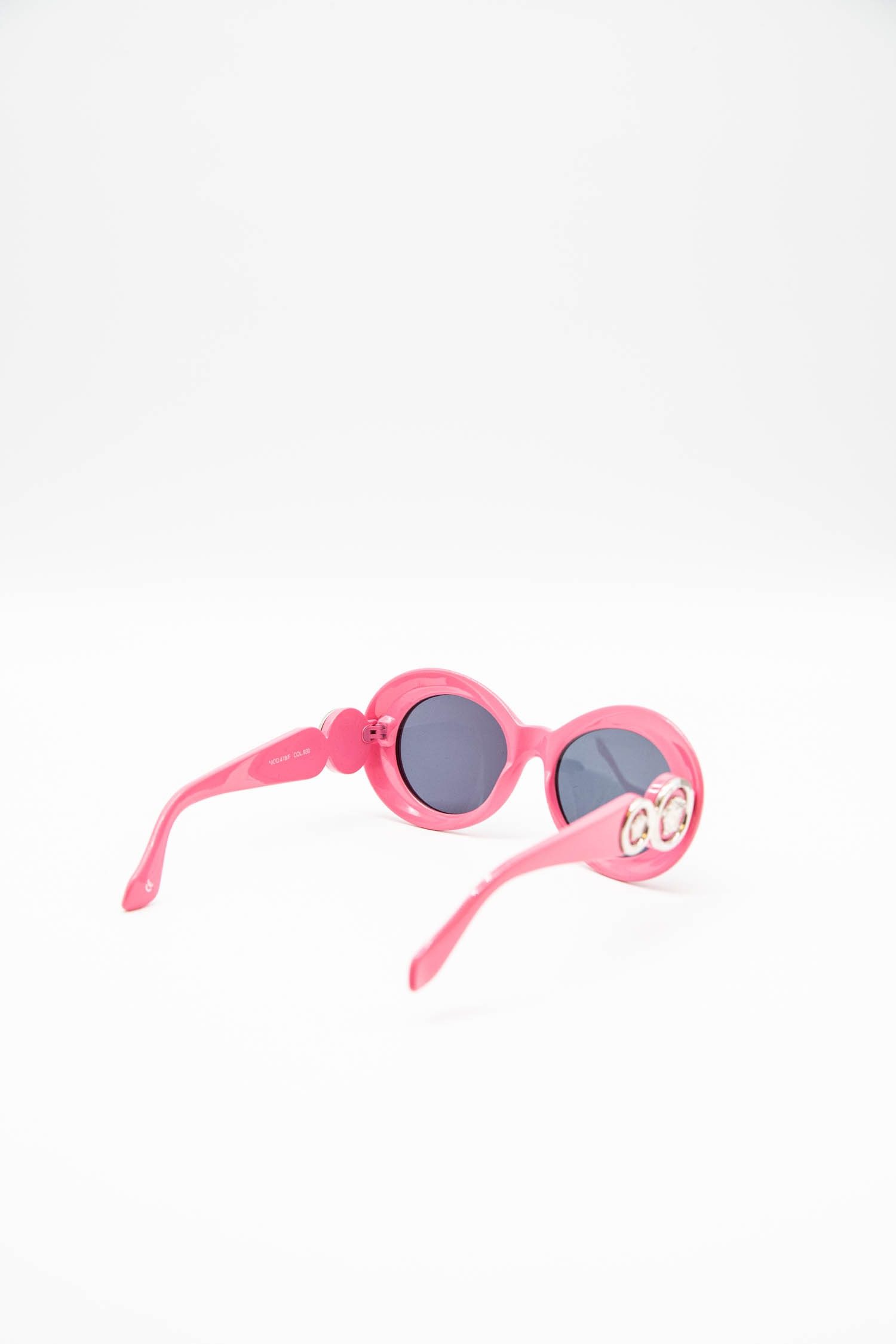 Thumbnail of http://Versace%20ovale%20Sonnenbrille%20mit%20Strass%20in%20Pink