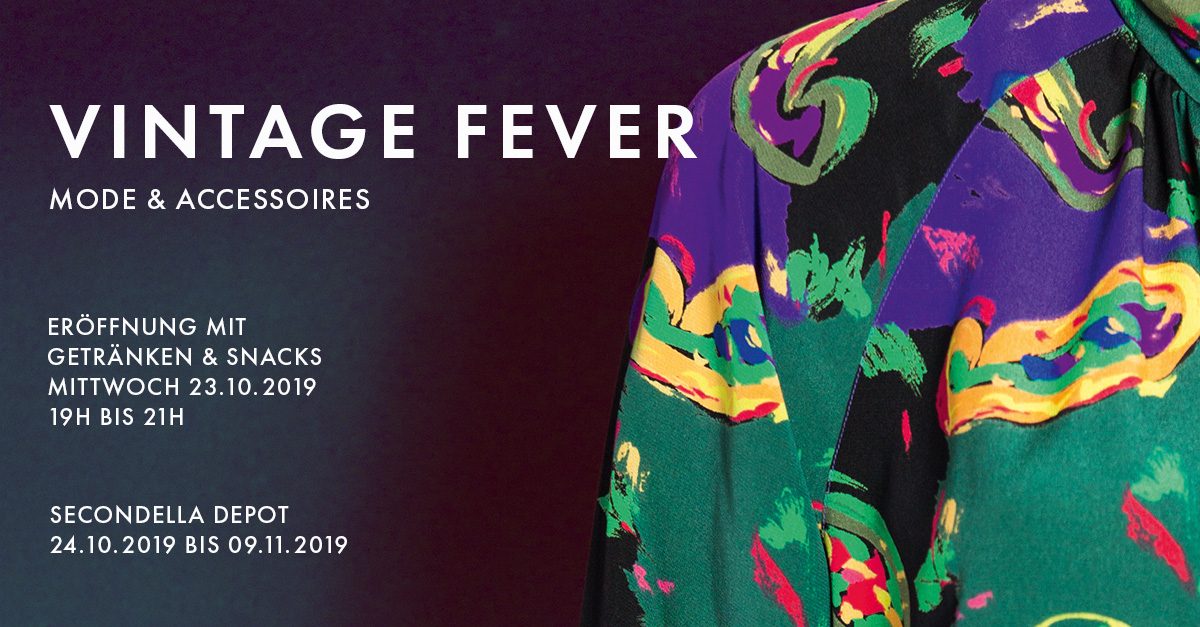 Vintage Fever 2019: Mode & Accessoires im Secondella Depot