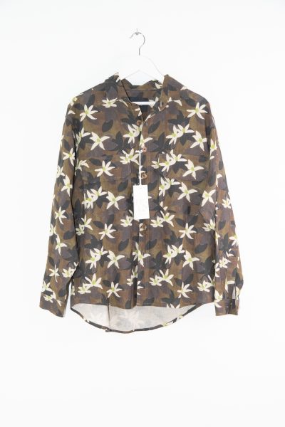 White Sand Hemd in Oliv und Beige