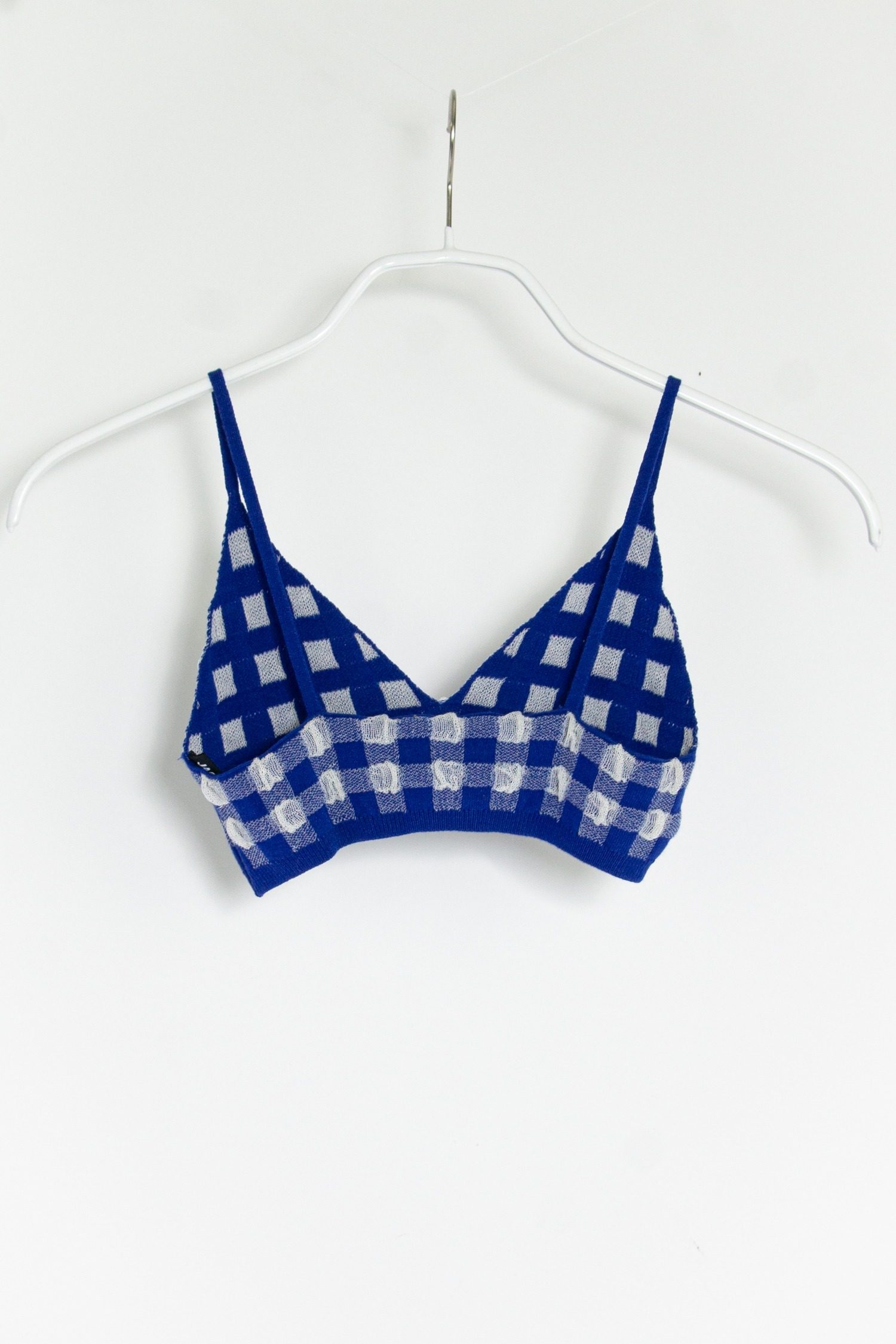 Thumbnail of http://Jacquemus%20'Le%20Bandeau%20Valensole%20kariert%20blau-weiß