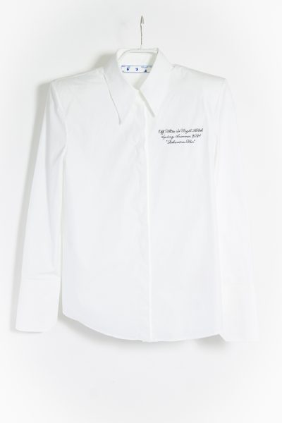 Off-White weißes Hemd "Bohemian Blur"