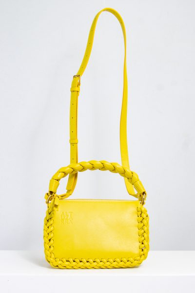 Altuzarra "Braid Bag" Mini Umhängetasche in gelb