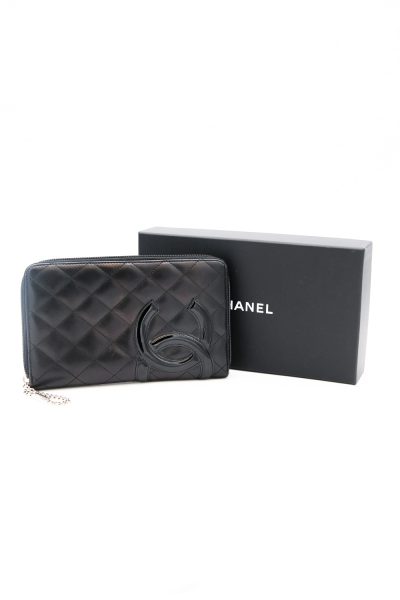 Chanel Geldbörse in Schwarz und Pink