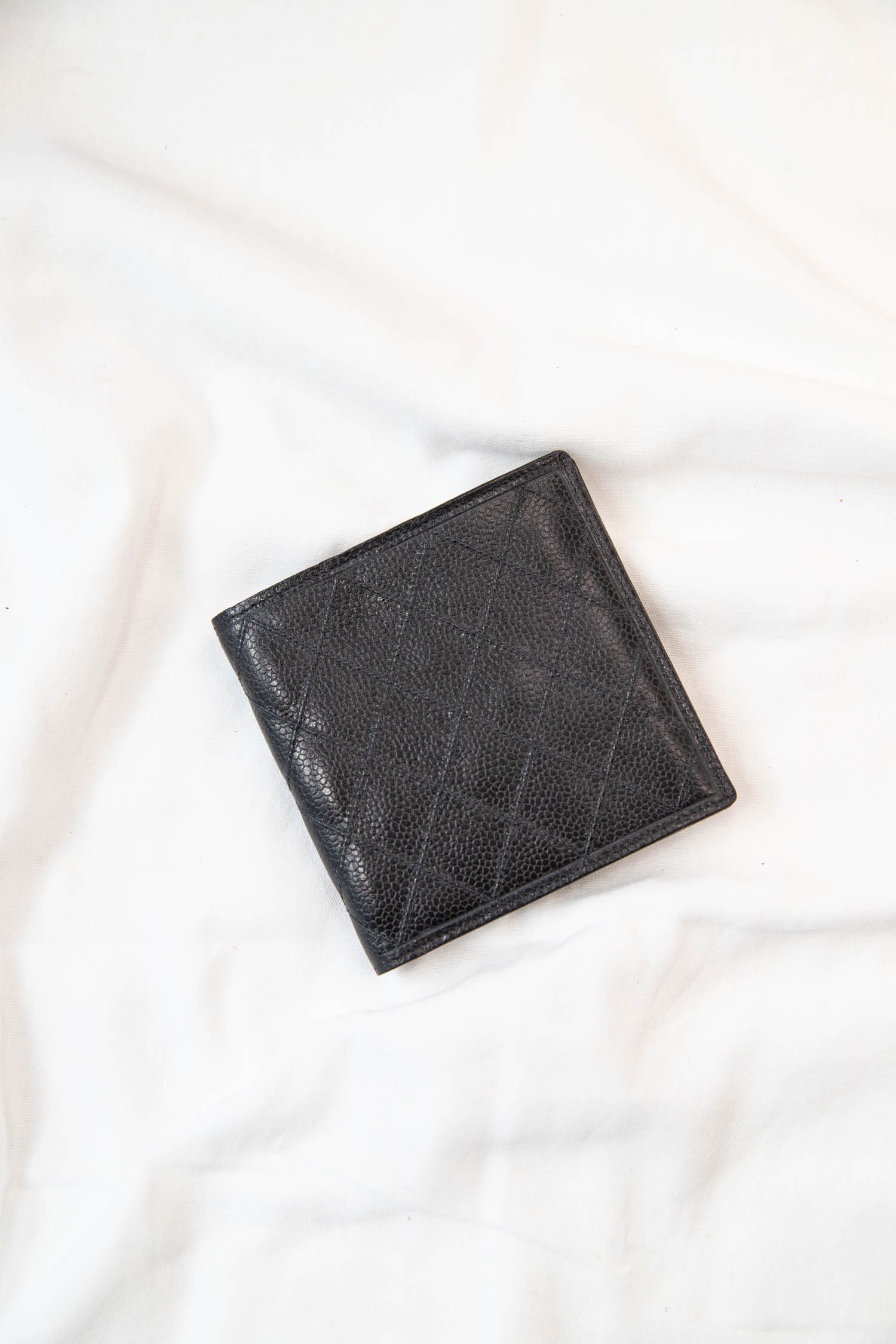 Vintage Chanel Portemonnaie in Schwarz