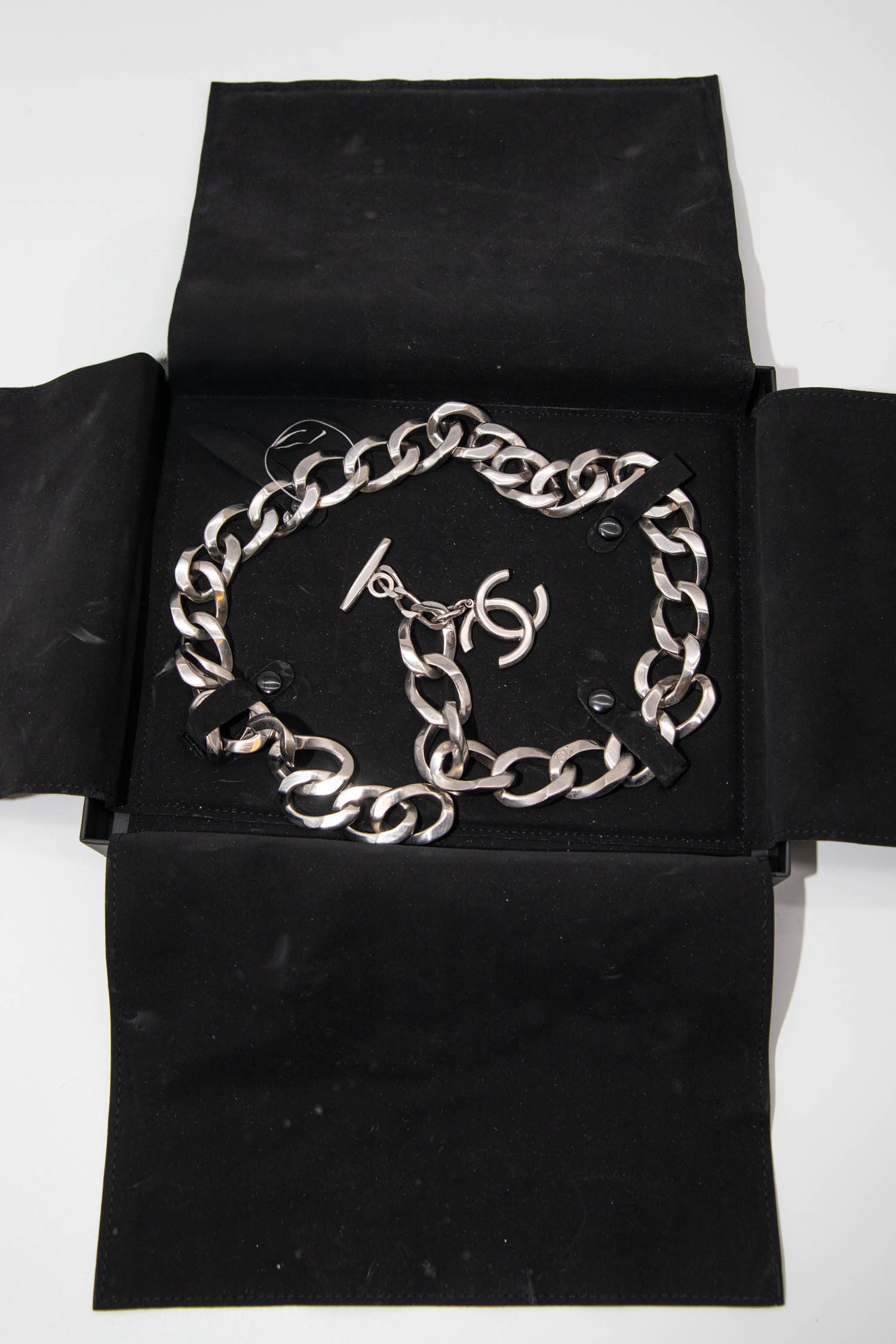 Chanel Kettengürtel in Silber