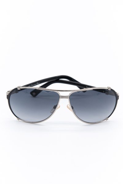 Dior "Chicago 2" Sonnenbrille in Schwarz und Silber