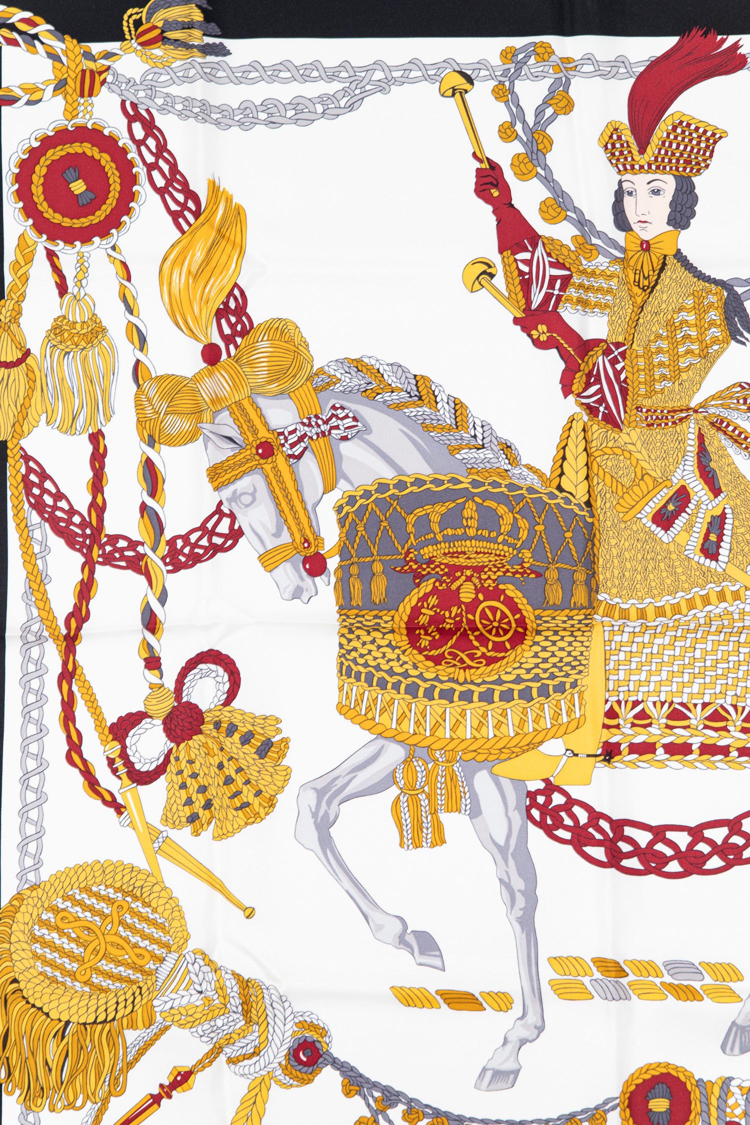 Hermès "Le Timbalier" Seidentuch