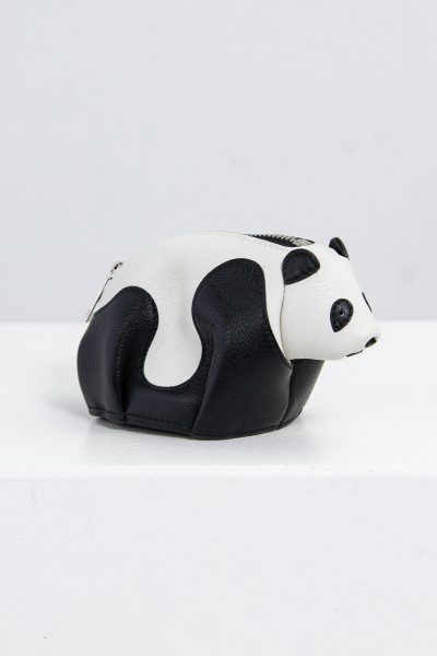 Loewe Geldbörse in Panda - Form mit Reißverschluss