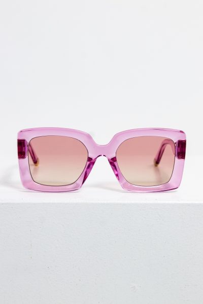 Louis Vuitton "Loya" Sonnenbrille aus transparentem Kunstoff