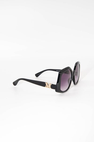 Max Mara "Emme1" Sonnenbrille in Schwarz