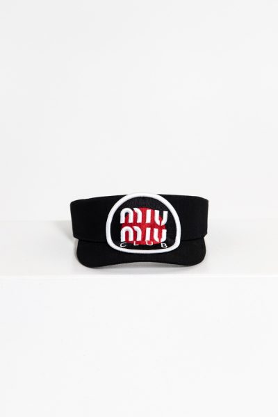 Miu Miu Schirmmütze in schwarz