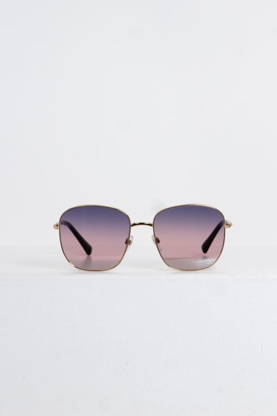 Valentino Sonnenbrille mit Nieten in Blau