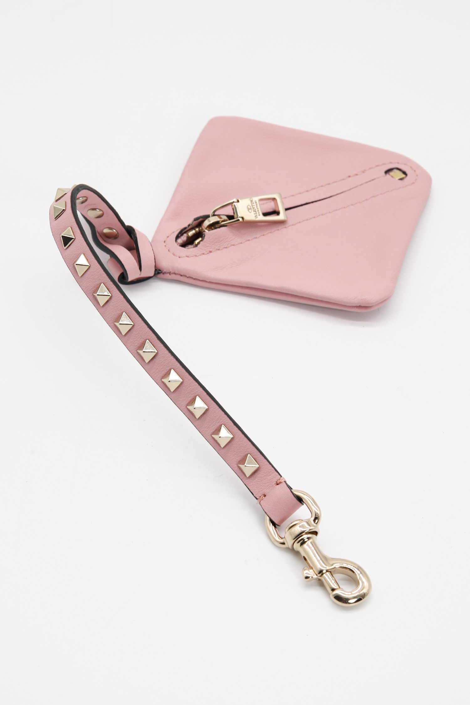 Valentino Taschenschmuck in Rosa und Silber