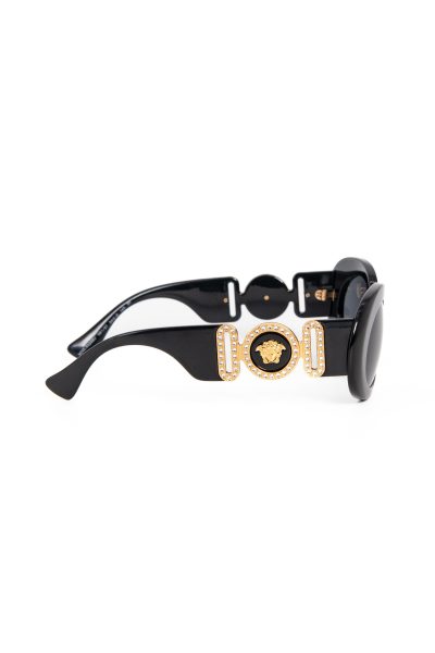Versace "Medusa Biggie" Sonnenbrille in Schwarz