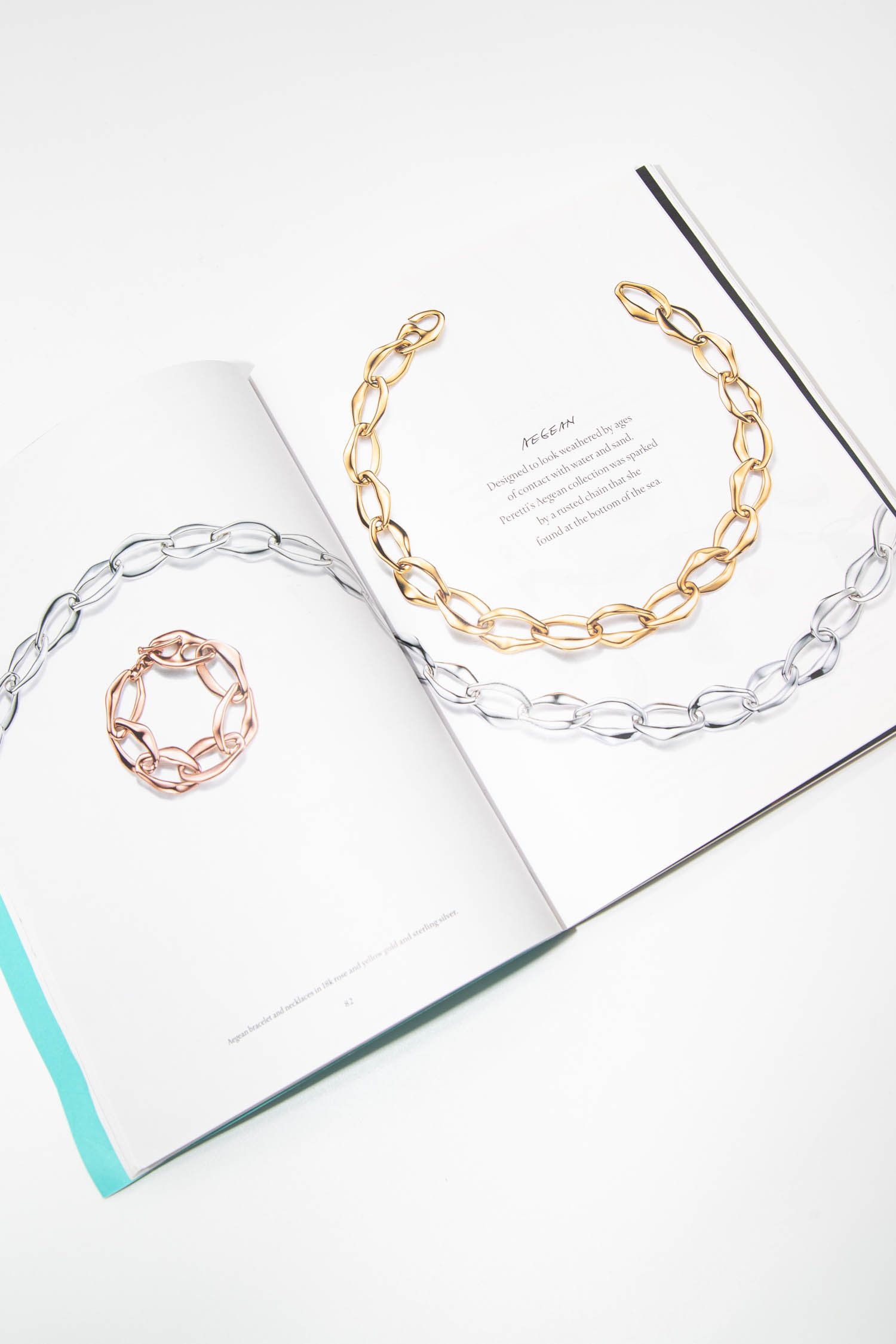 Tiffany & Co. Elsa Peretti "Aegean" Halskette in Silber