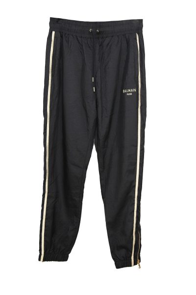 Balmain x Puma Jogginghose in Schwarz und Gold