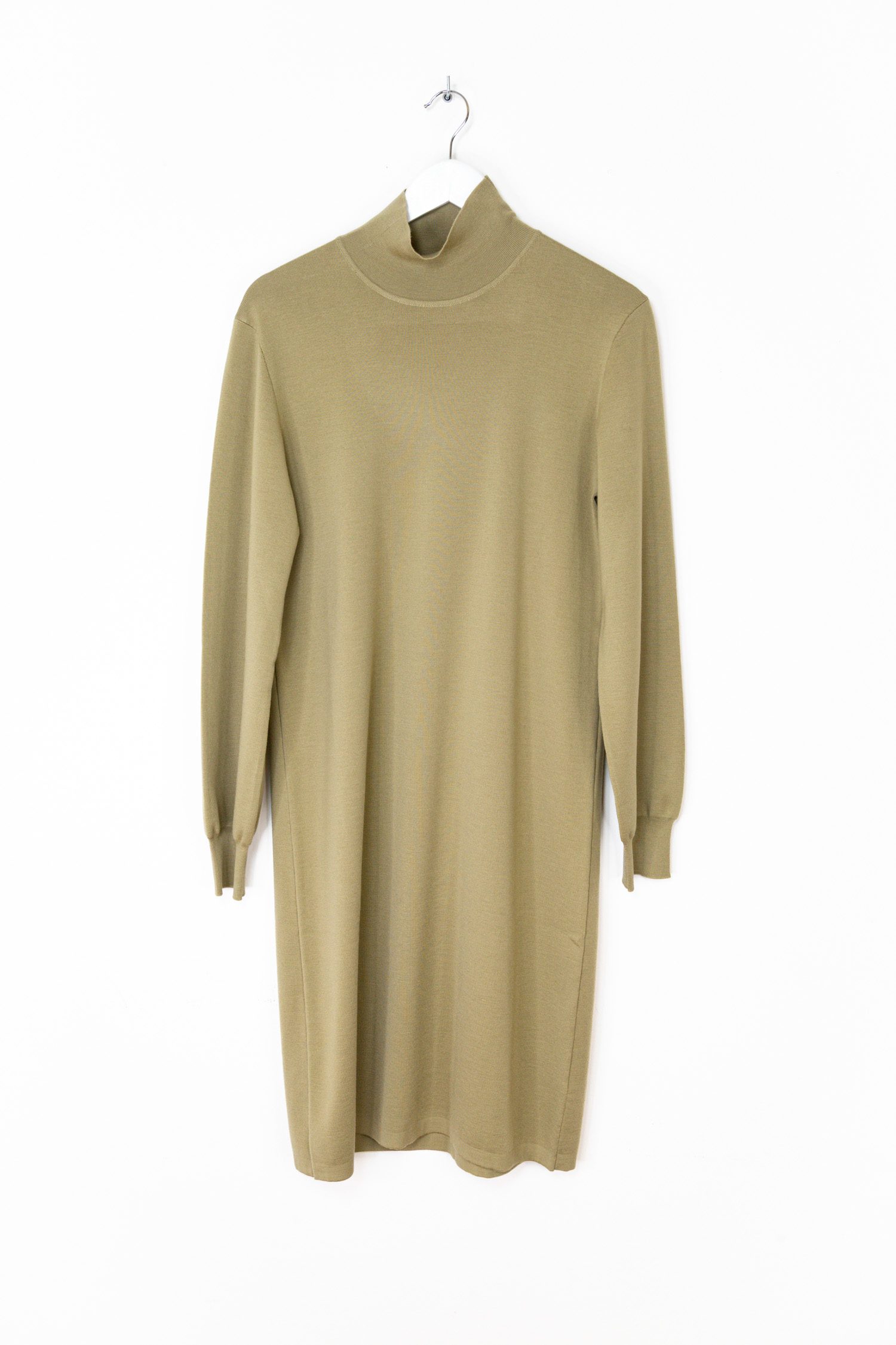 Bottega Veneta Midi - Strickkleid in Lindgrün