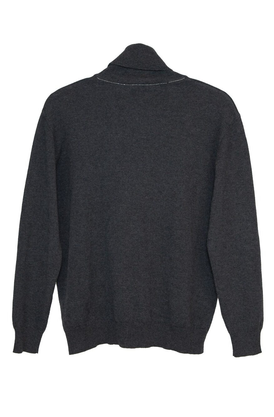 Brunello Cucinelli Kaschmirpullover in Anthrazit