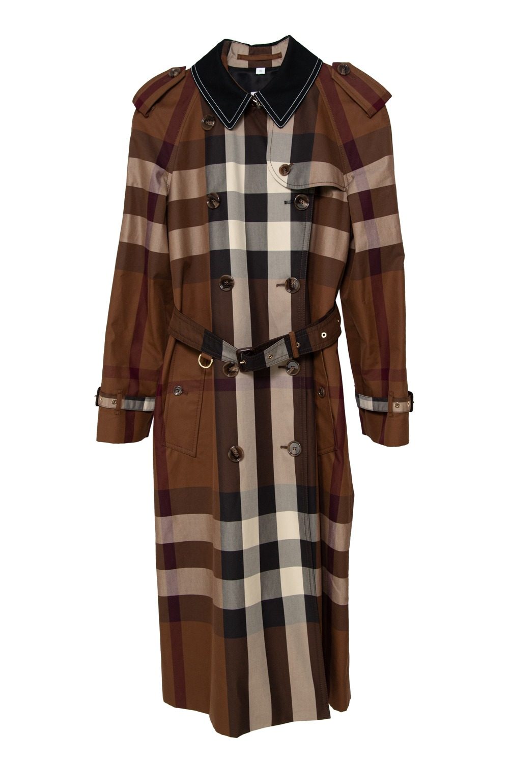 Burberry Trenchcoat mit Karomuster
