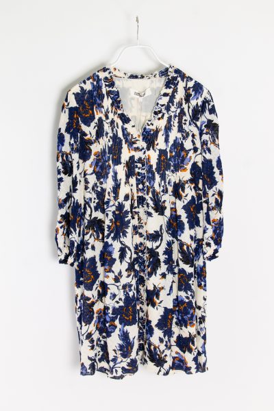 Diane von Fürstenberg "Fantasia Floral Medium Ivory" Kleid