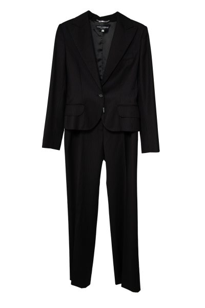 Dolce Gabbana Zweiteiliger Anzug in Schwarz