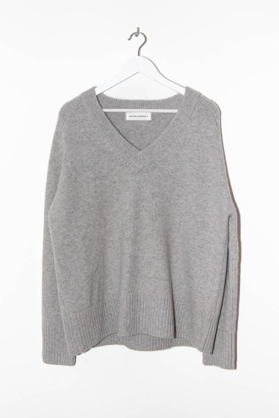 Extreme Cashmere Strickpullover in Hellgrau