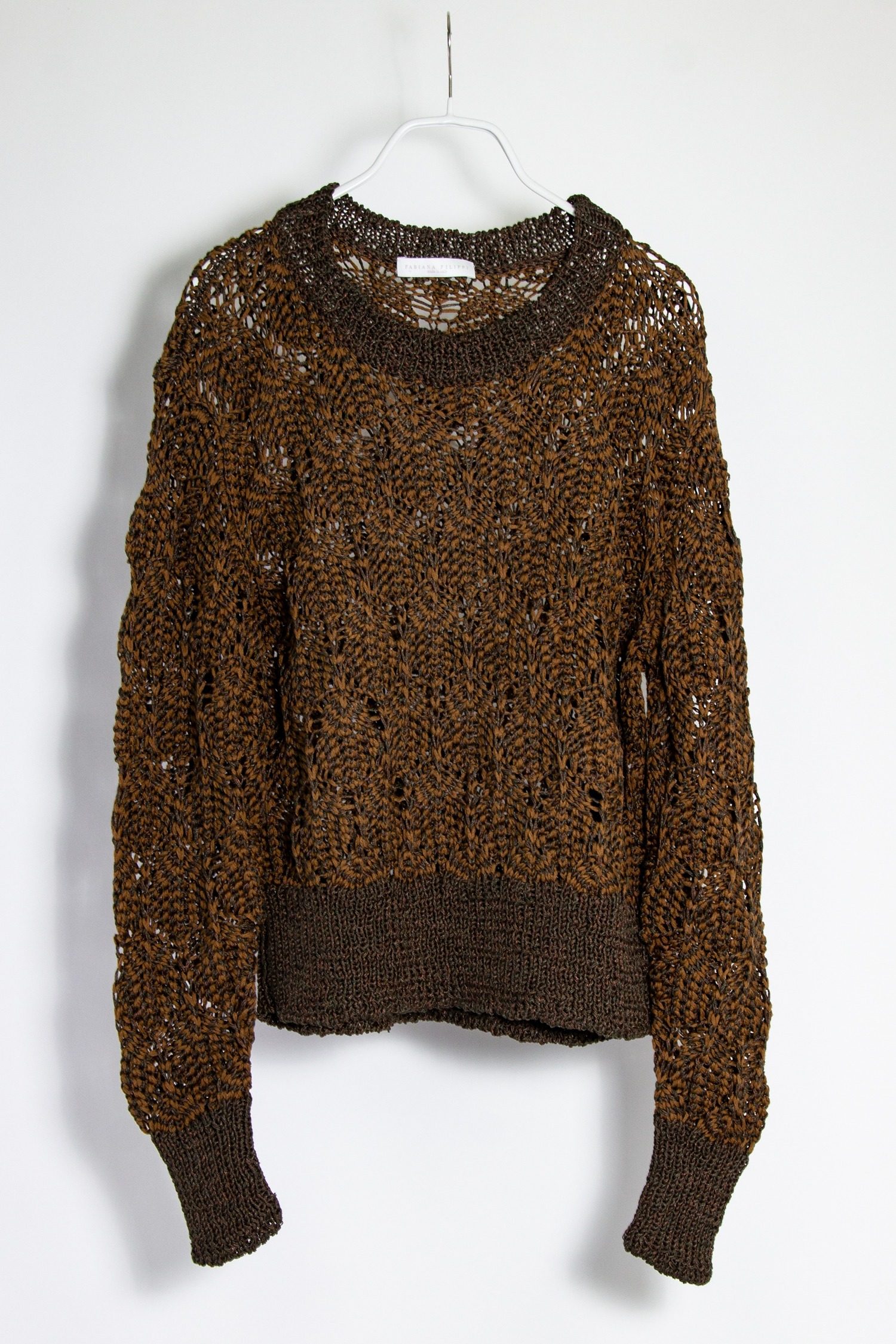 Thumbnail of http://Fabiana%20Filippi%20Pullover%20in%20lockerem%20Strickmuster