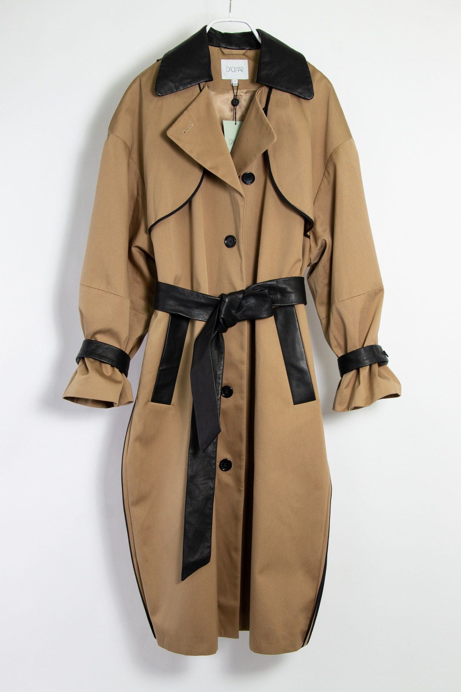 Thumbnail of http://House%20of%20Dagmar%20Koto%20Coat%20Trenchcoat%20mit%20Lederdetails