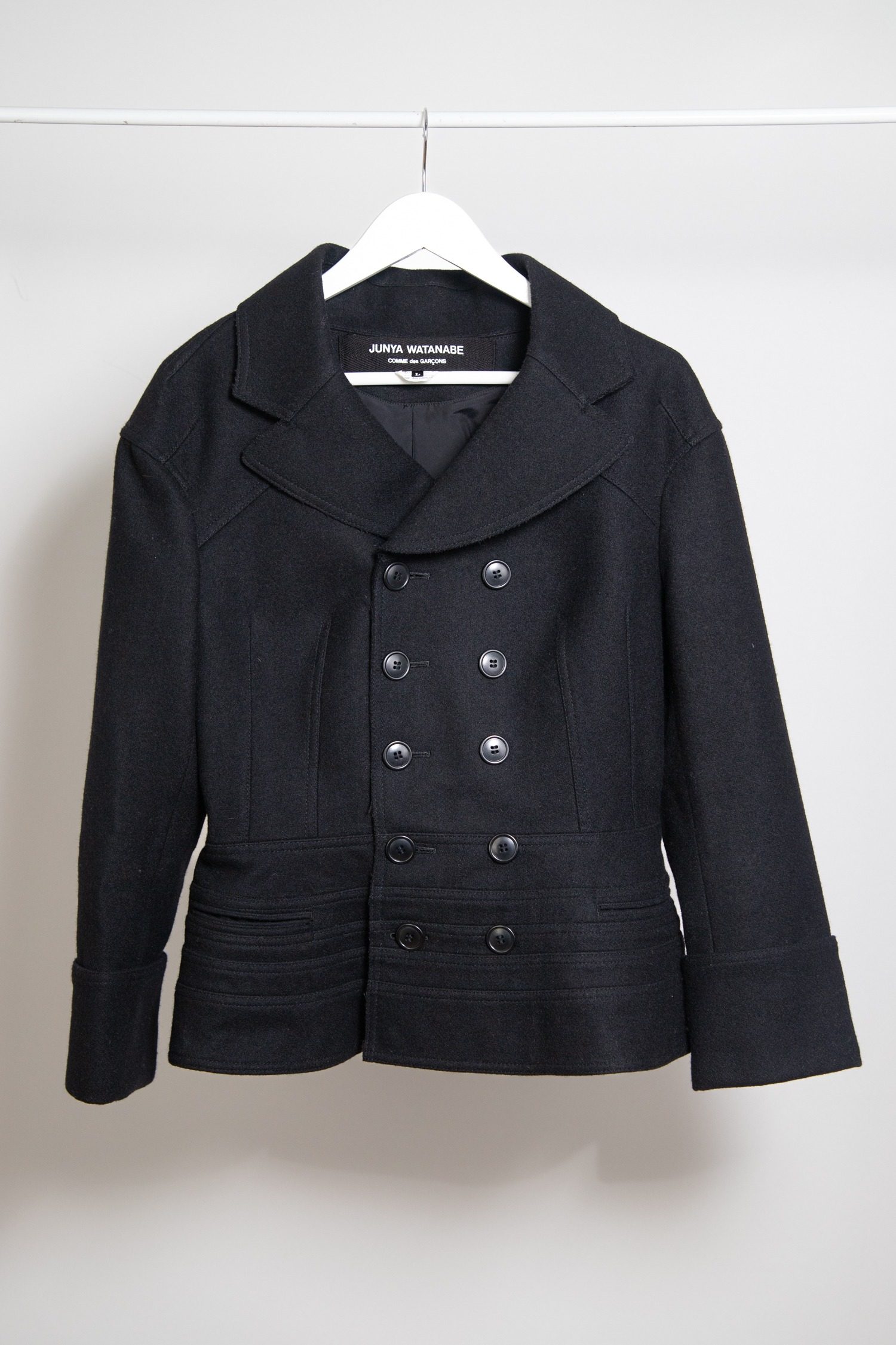 Thumbnail of http://Junya%20Watanabe%20Comme%20de%20Garçons%20Jacke%20in%20Schwarz