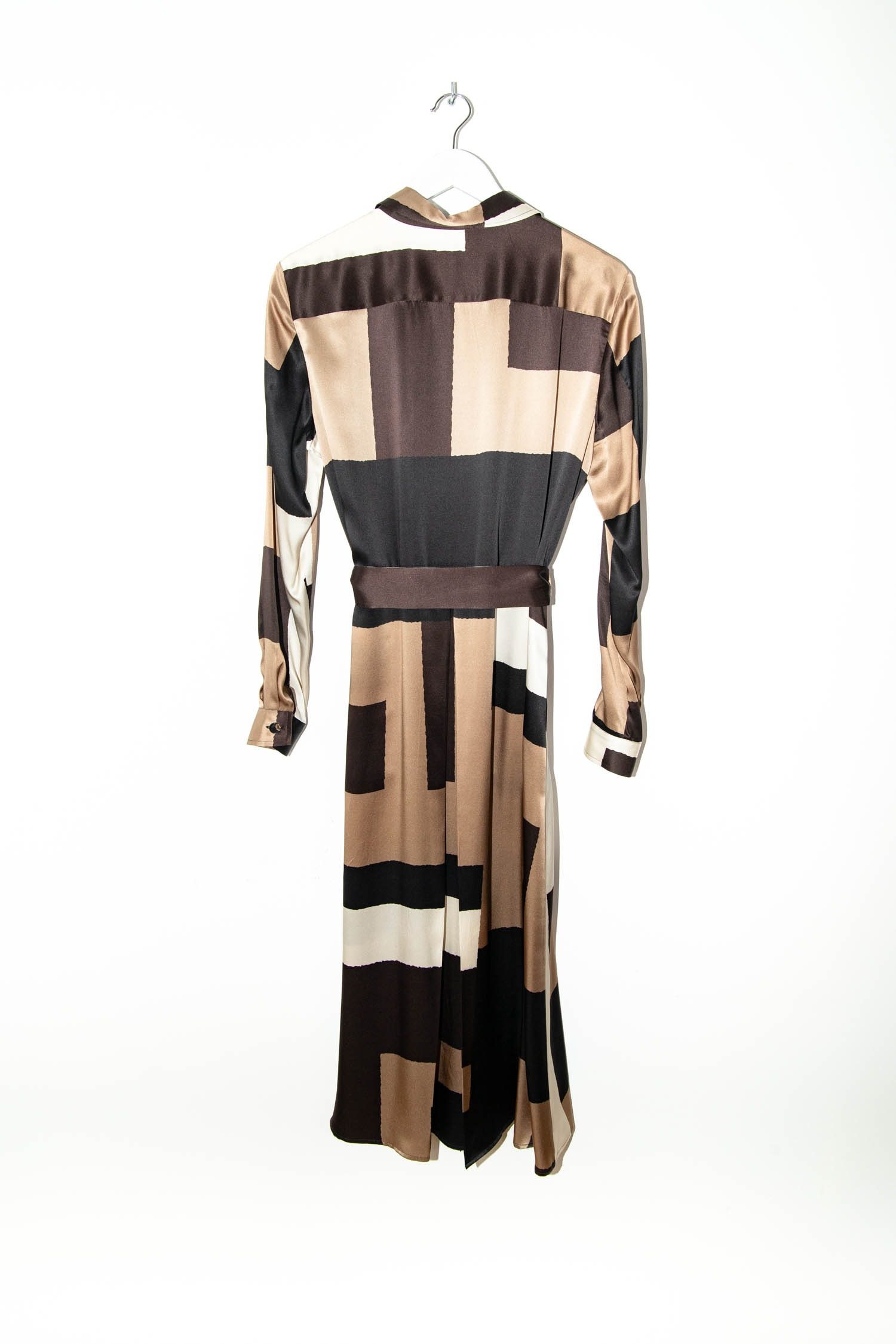 Thumbnail of http://Kiton%20Maxikleid%20mit%20Gürtel%20in%20Brauntönen