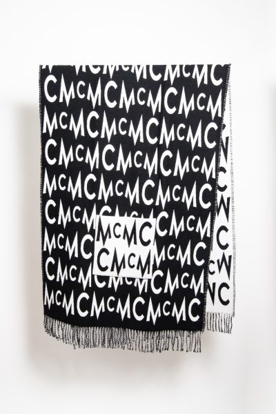 MCM zweifarbige Stola mit Monogramm