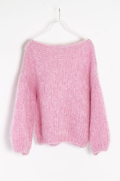 Maiami Oversized-Pullover in Rosa