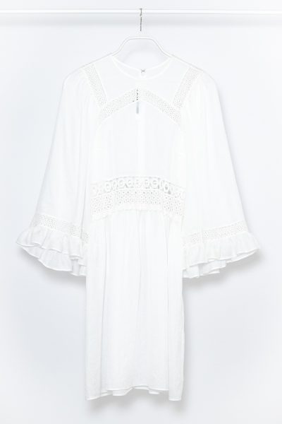 McQ weißes Tunika-Kleid