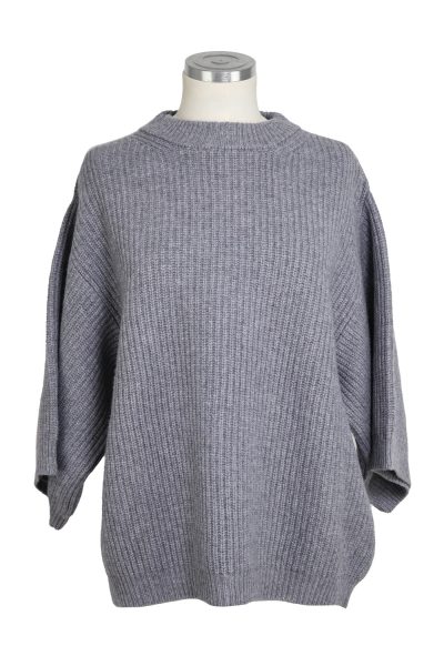 Mr. Mittens "Fisherman Jumper" in Grau