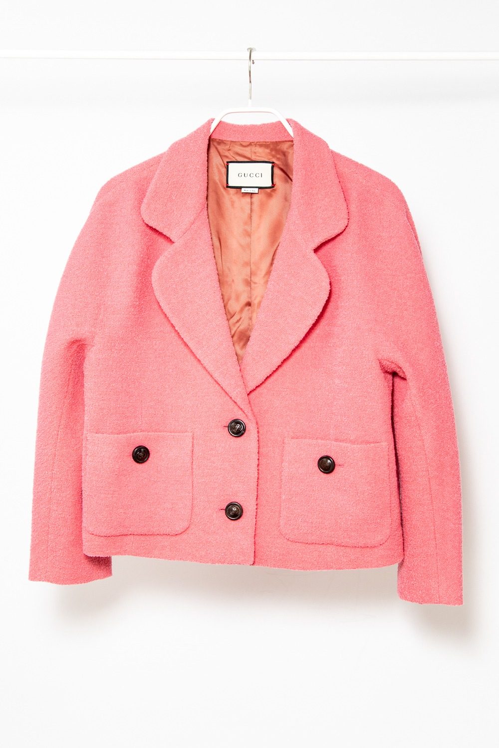 Gucci Blazer aus Wolle in Pink