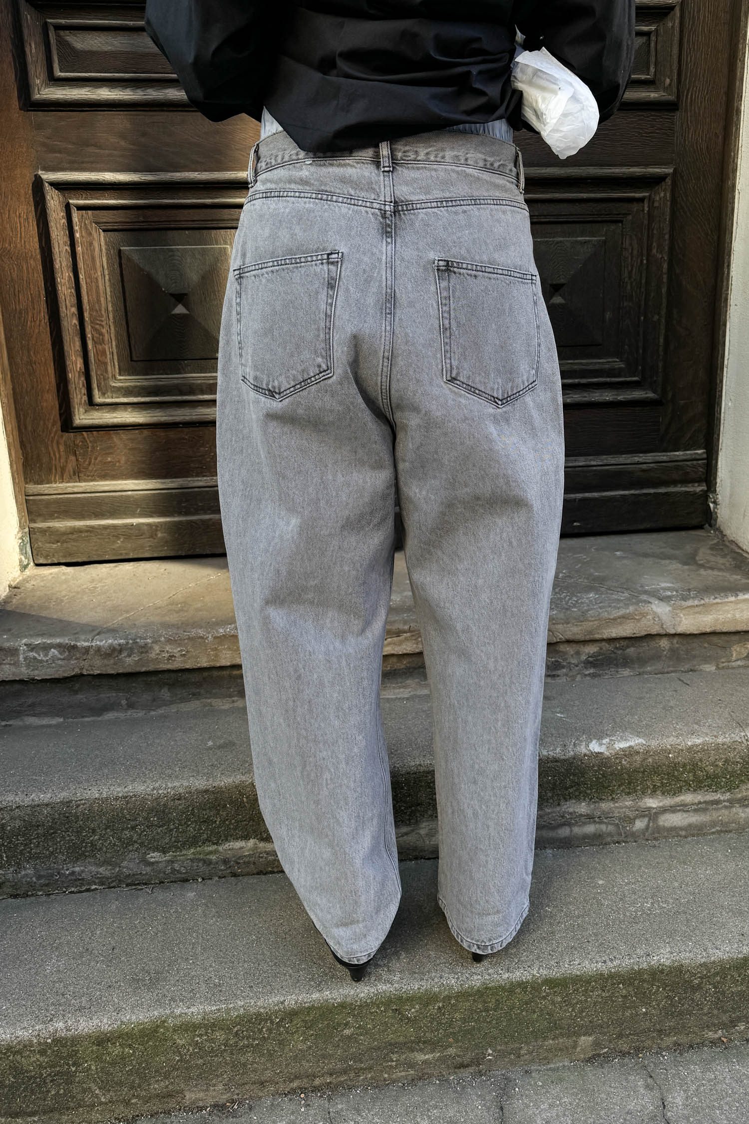 Raey wide Jeans in Grau