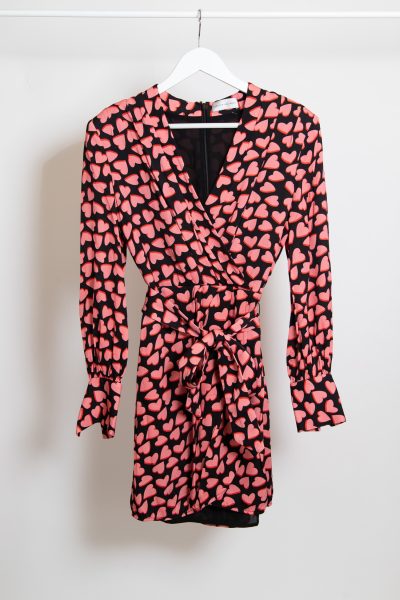 Rebecca Vallance Tunika Kleid mit Herzmuster