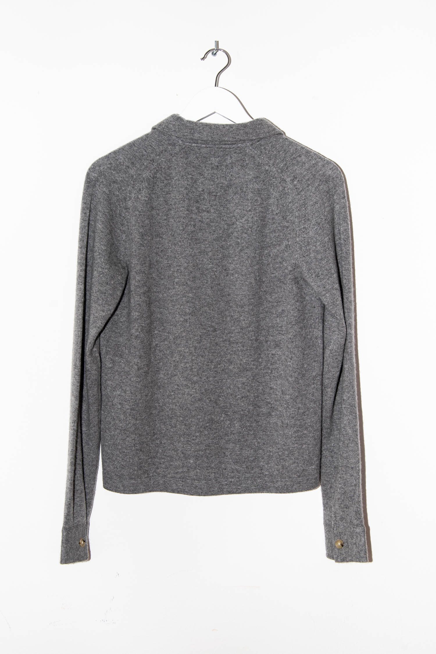 Toteme Strickjacke aus Kaschmir in Dunkelgrau