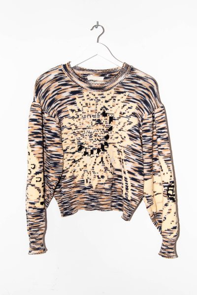 Ulla Johnson Strickpullover mit Blumenmotiv