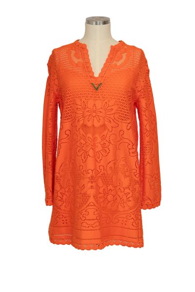 Valentino "VGold" Kleid in Orange