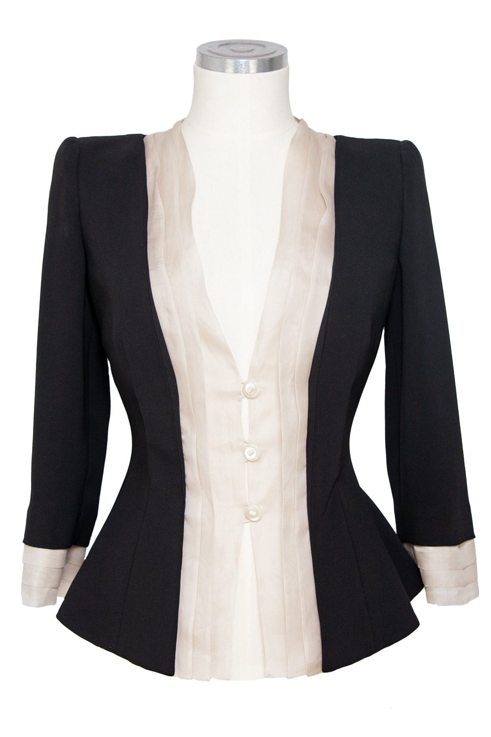 Thumbnail of http://Armani%20Vintage%20Blazer%20in%20Schwarz%20und%20Creme