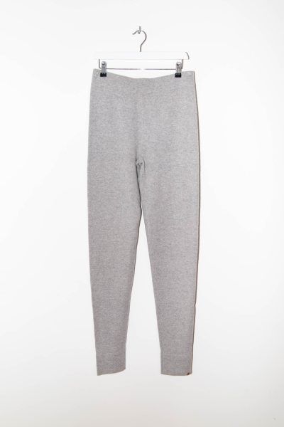 Extreme Cashmere Strickhose in Hellgrau