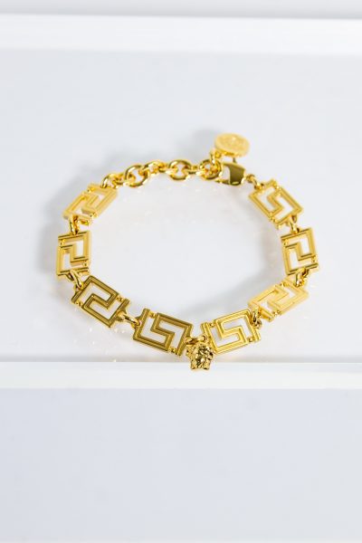 Versace "Greca" Armband mit Medusa-Anhänger in gold