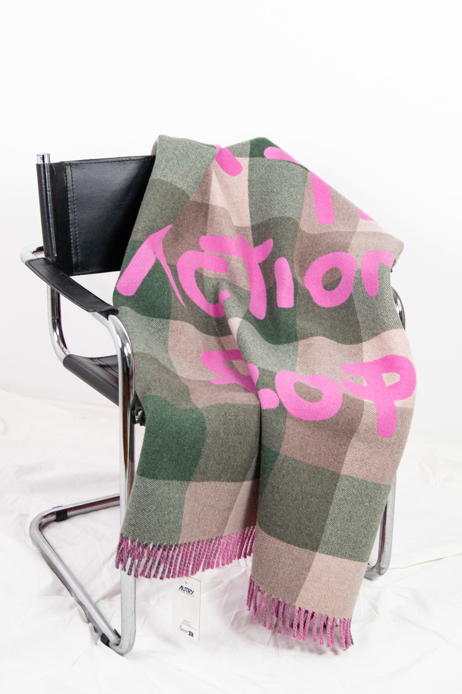 Autry "Action People" Decke in Pink und Grün