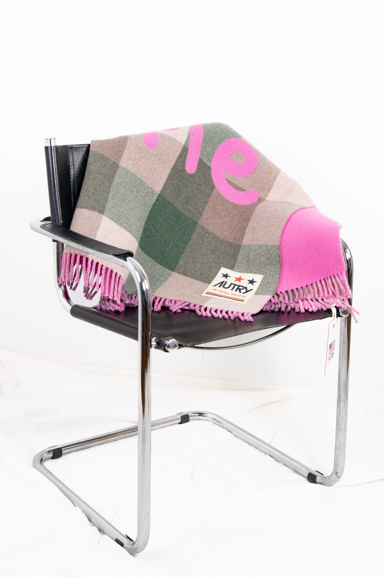 Autry "Action People" Decke in Pink und Grün