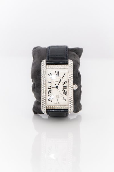 Cartier große "Tank Americaine" Uhr