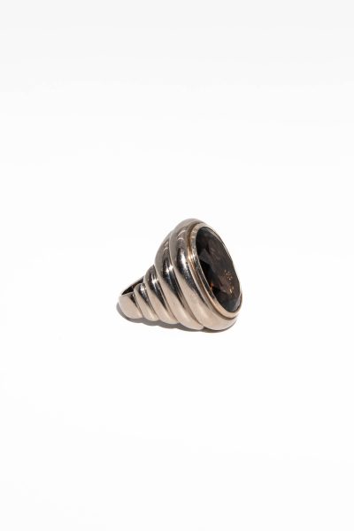 Colleen B. Rosenblat "Middle Ages Ring" in Silber und Dunkelbraun