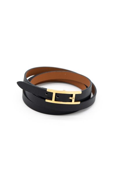 Hermès "Behapi Double Tour" Armband Gold