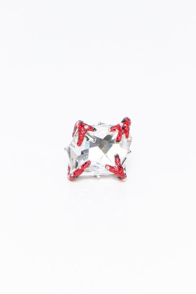 Swarovski Ring mit Korallen-Design